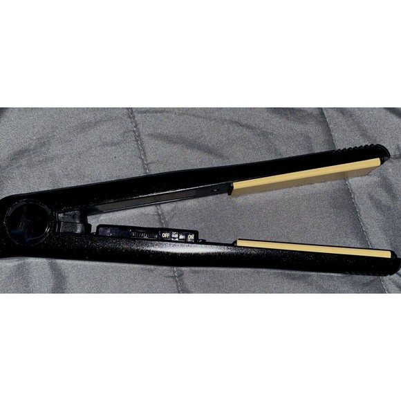Revlon 1” RVST2046 Gold Black Ceramic Tourmaline Flat Iron Straightener - Tested - Picture 2 of 5